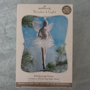 Hallmark Wonder & Light Fairy Ornament with Flickering Effect Handcrafted 2010